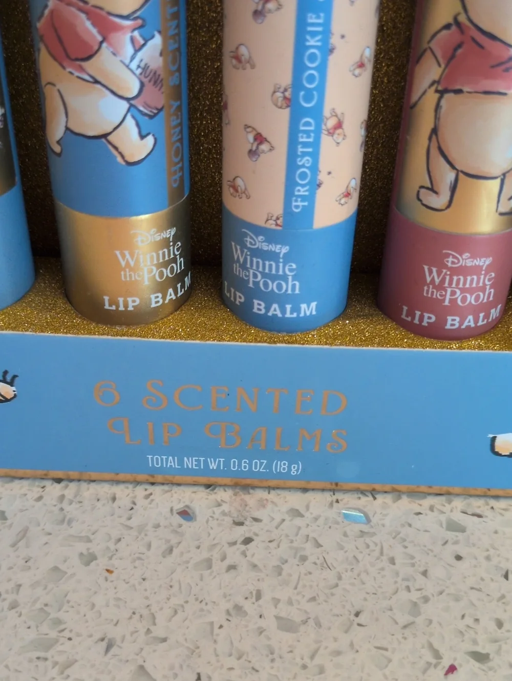 DISNEY Winnie the Pooh Lip Balm Gift Set - Qty 6 - Picture 5 of 5